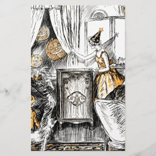 Halloween Vintage Flappers Brevpapper