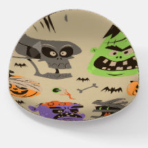 Halloween Vintage Mönster Beslag