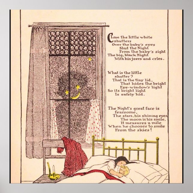 Halloween Vintage Natt Dreams Poster (Framsidan)