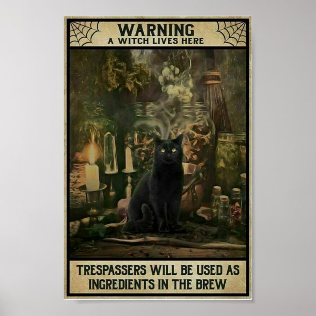 Halloween-vintage Poster (Framsidan)