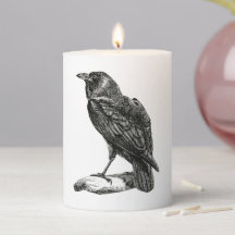 Halloween Vintage Raven