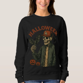Halloween Vintage - Spooky Skeleton T Shirt