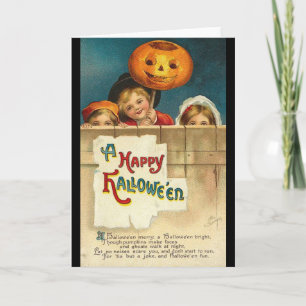 halloween vintagekort kort