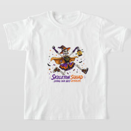 Halloween VIP-Skelettgäng Grafisk T Shirt