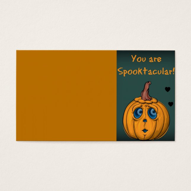 Halloween Visitkort (Framsidan)