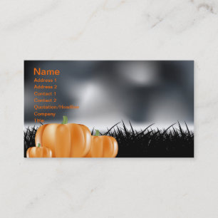Halloween Visitkort