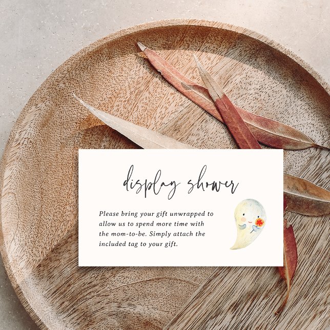 Halloween Visning Baby Shower-hölje Tilläggskort (Skapare uppladdad)