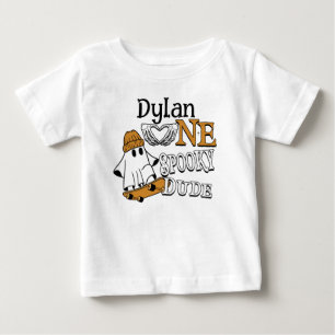 Halloween Vit En Skräckinjagande Kille 1-årsdag T Shirt
