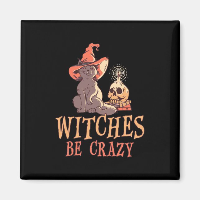 Halloween-vittnen Magnet (Framsidan)