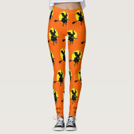 Halloween-vittnen tar sig till Himlar Party Leggings