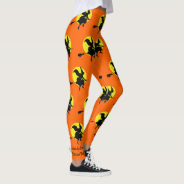 Halloween-vittnen tar sig till Himlar Party Leggings