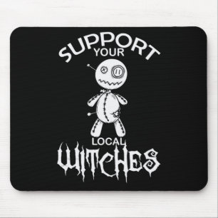 Halloween Voodoo Puppe "Support your Local Witches Musmatta