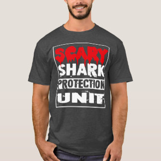 Halloween Vuxen Costume Shark Scary Protection Uni T Shirt