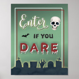 Halloween Vuxen Party Wall Dor Hanging Välkommen Poster
