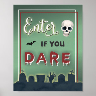 Halloween Vuxen Party Wall Dor Hanging Välkommen Poster