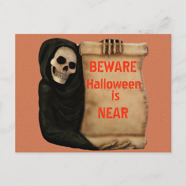 Halloween Vykort (Framsida)