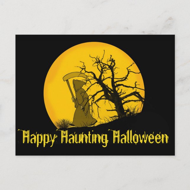 Halloween Vykort (Framsida)