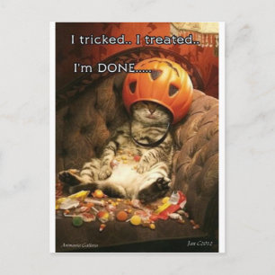 Halloween Vykort