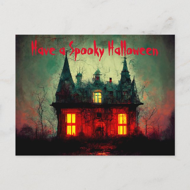 Halloween vykort (Framsida)