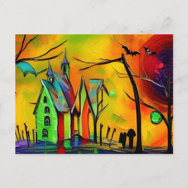 Halloween Vykort (Framsida)