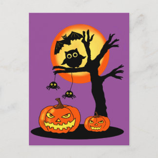 halloween vykort