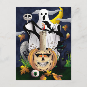 Halloween Vykort