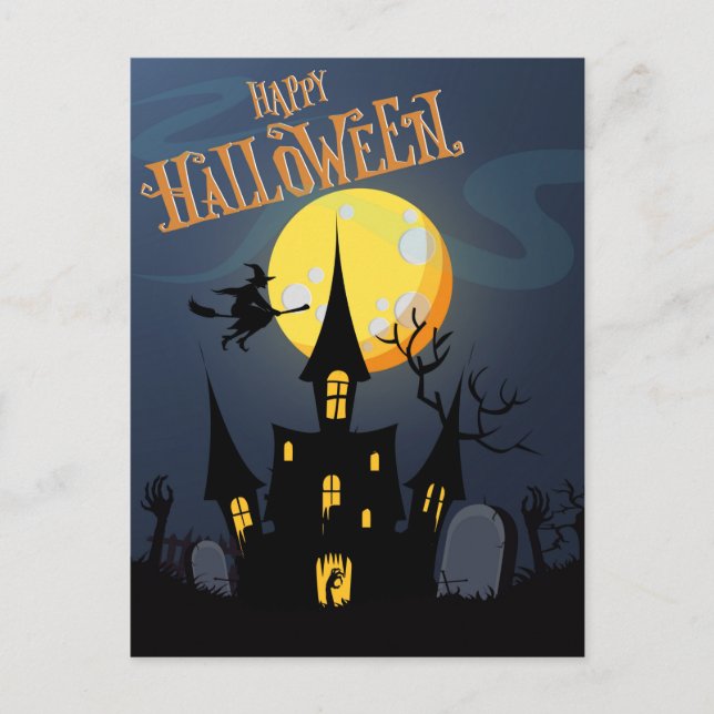 Halloween Vykort (Framsida)