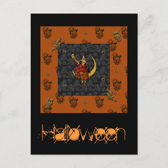 Halloween Vykort (Framsida)