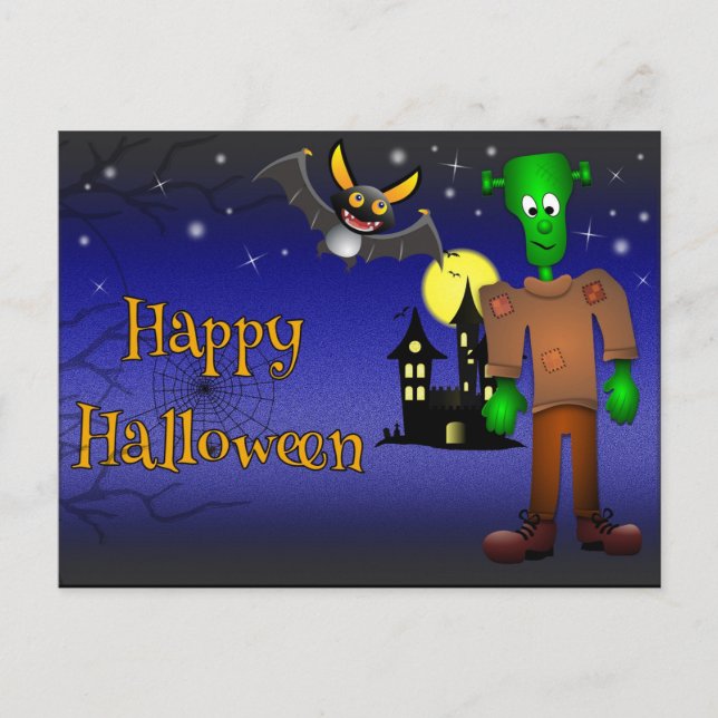 Halloween Vykort (Framsida)