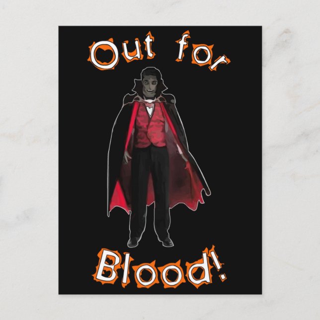 Halloween Vykort (Framsida)