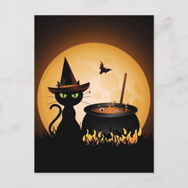 Halloween Vykort (Framsida)