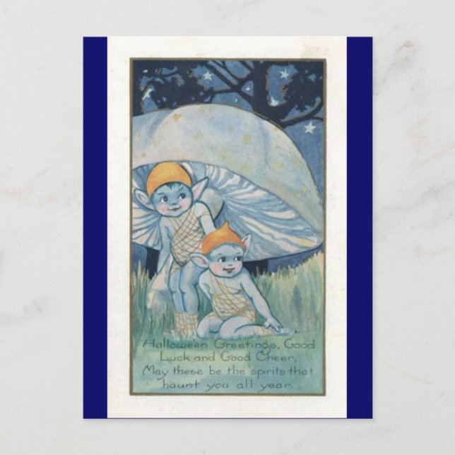 halloween vykort (Framsida)