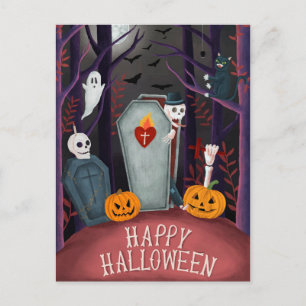 Halloween Vykort