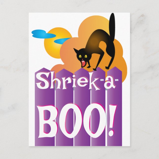 Halloween Vykort (Framsida)