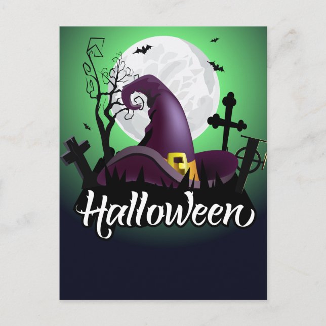 Halloween vykort (Framsida)