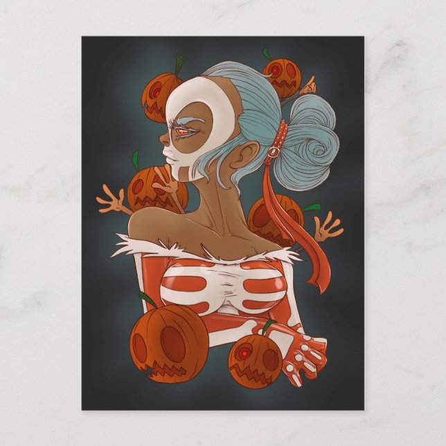 Halloween Vykort (Framsida)