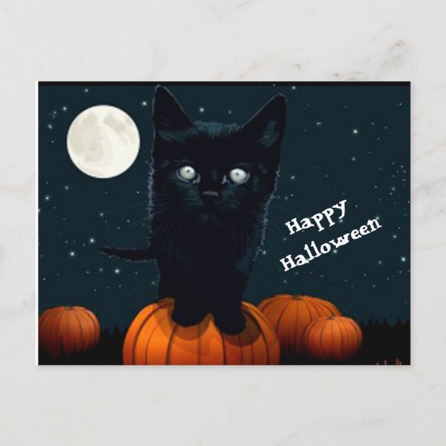 Halloween Vykort (Framsida)