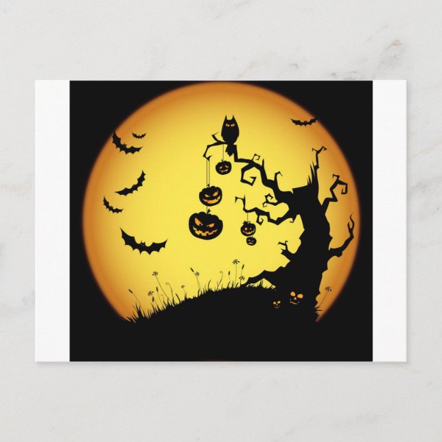 Halloween Vykort (Framsida)