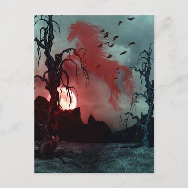 Halloween Vykort (Framsida)