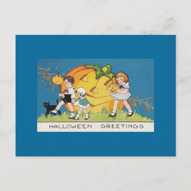 Halloween Vykort (Framsida)