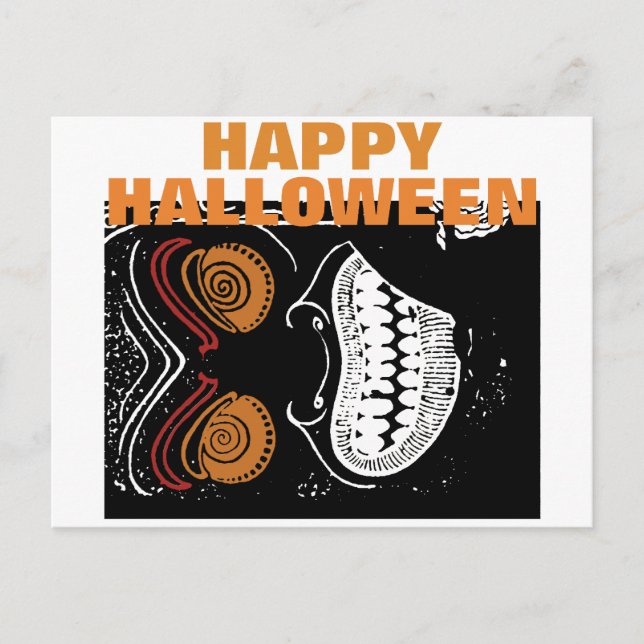 Halloween Vykort (Framsida)