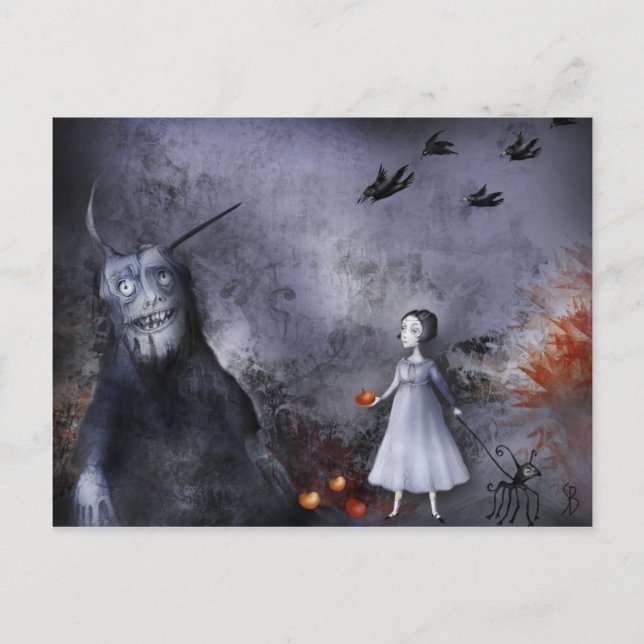 Halloween vykort (Framsida)