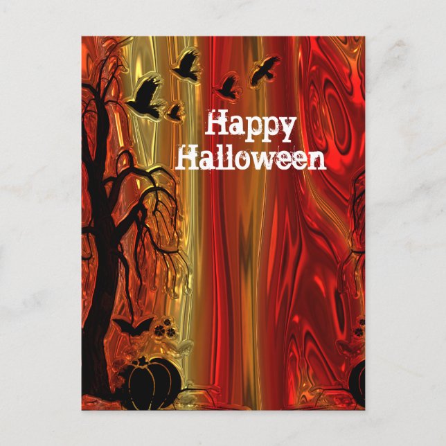 Halloween Vykort (Framsida)