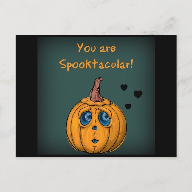 Halloween Vykort (Framsida)