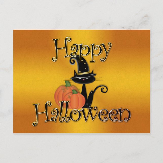 Halloween Vykort (Framsida)