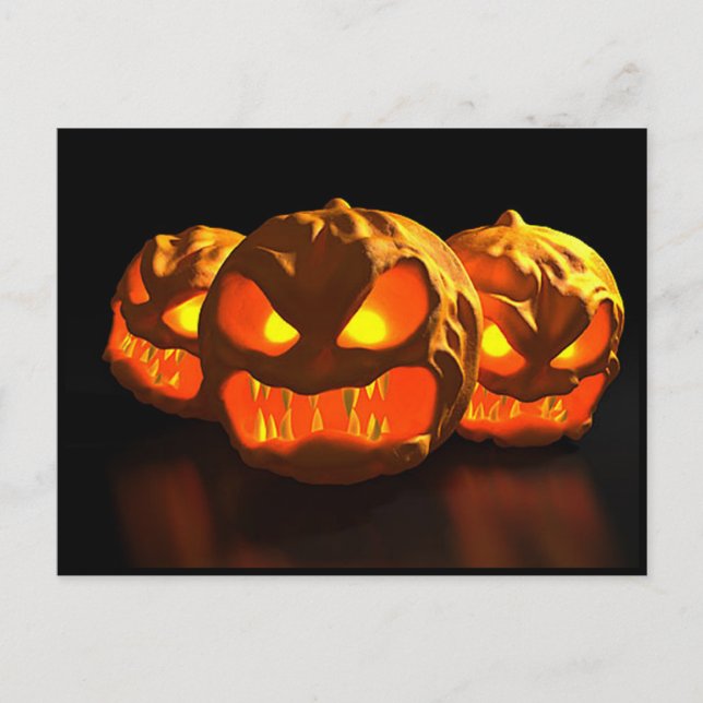 Halloween Vykort (Framsida)