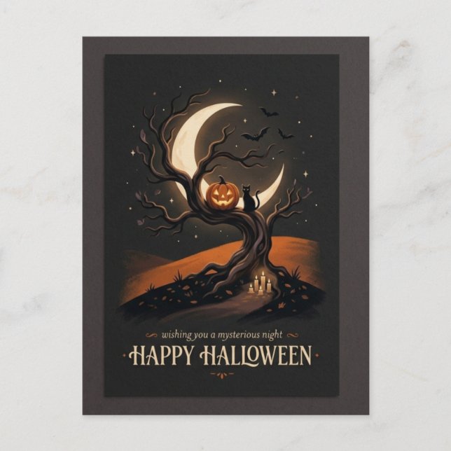 Halloween vykort (Framsida)