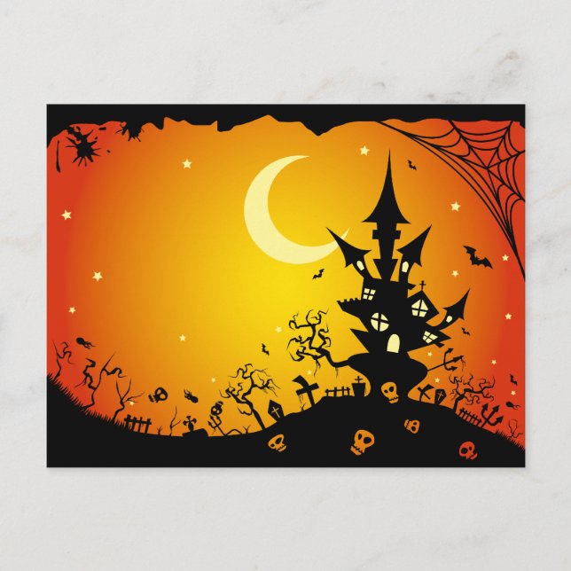 Halloween Vykort (Framsida)