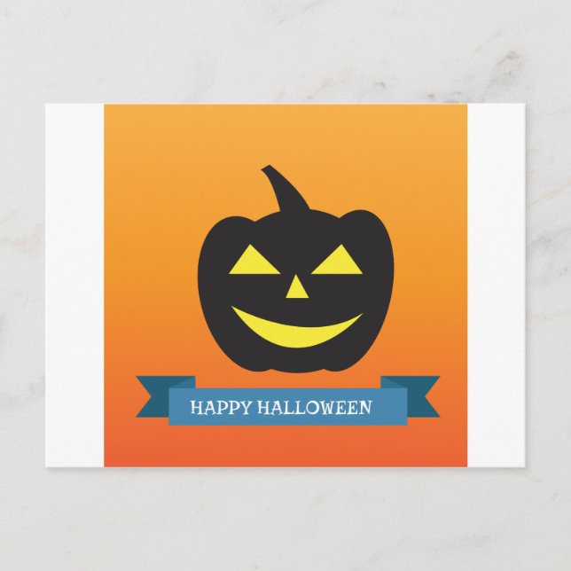 Halloween Vykort (Framsida)
