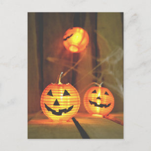 Halloween-vykort för jack-o-lyktor vykort